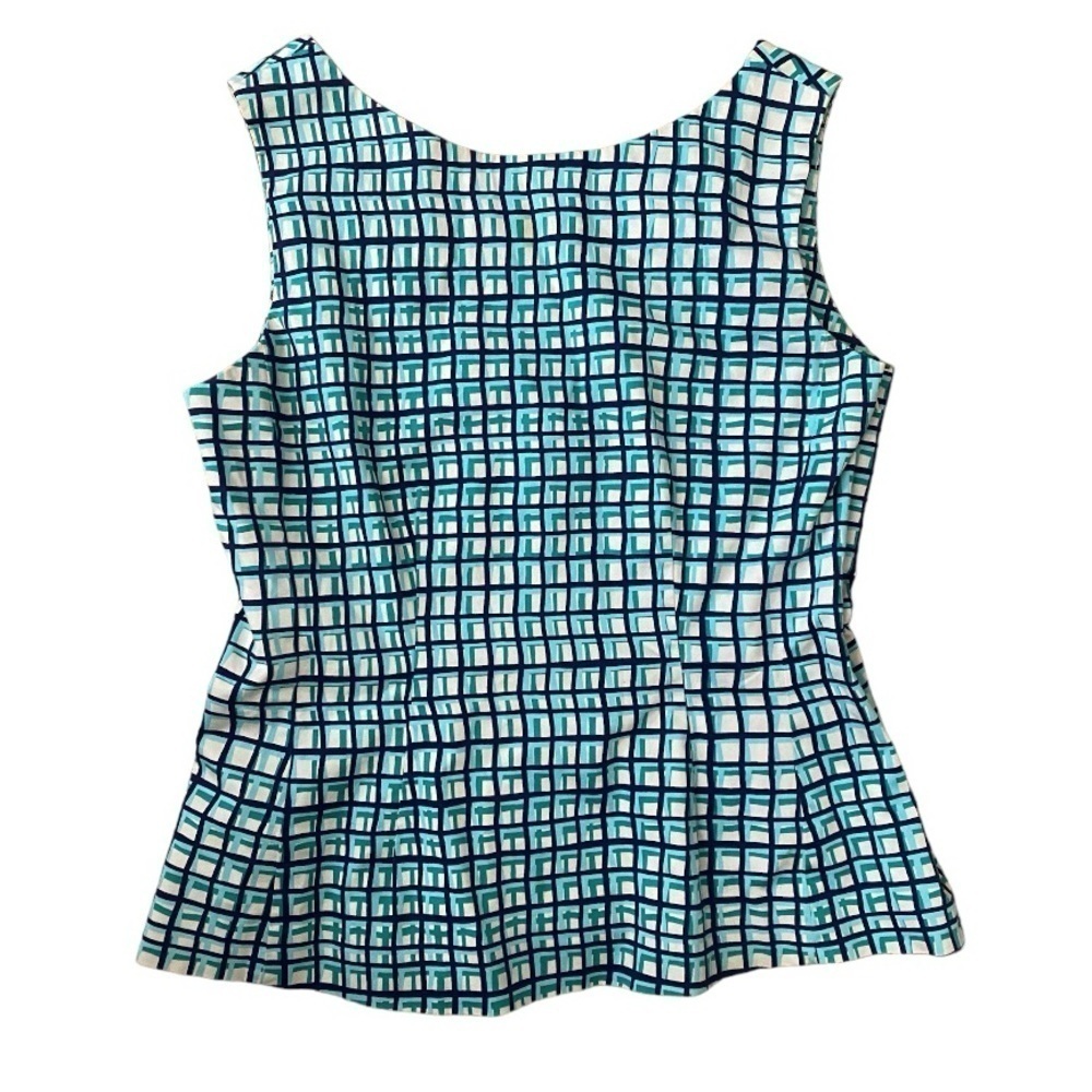 Kate Spade New York Tatiana Peplum Fitted Sleeveless Top